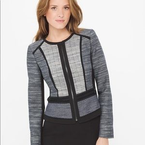 White House Black Market woman’s tweed jacket
